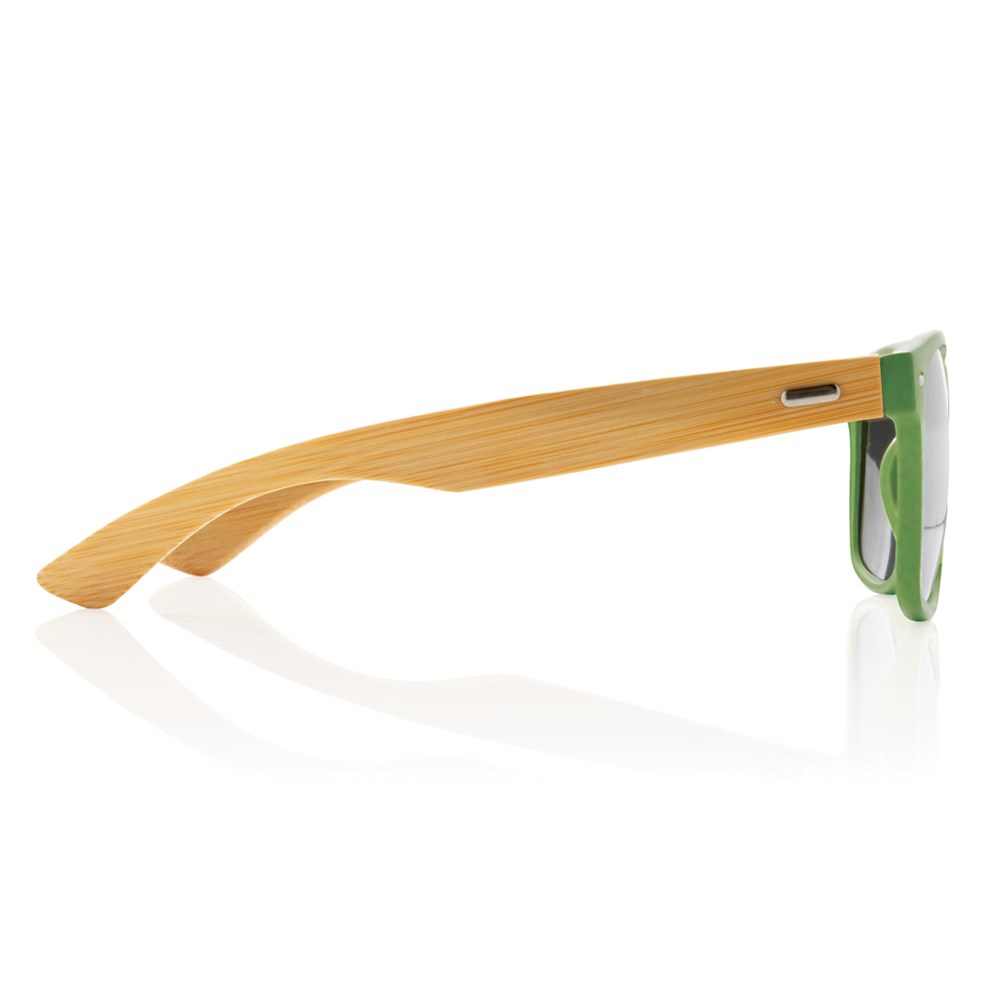 Bamboe en RCS zonnebril van gerecycled plastic